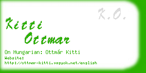 kitti ottmar business card