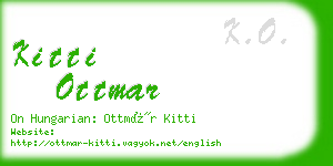 kitti ottmar business card